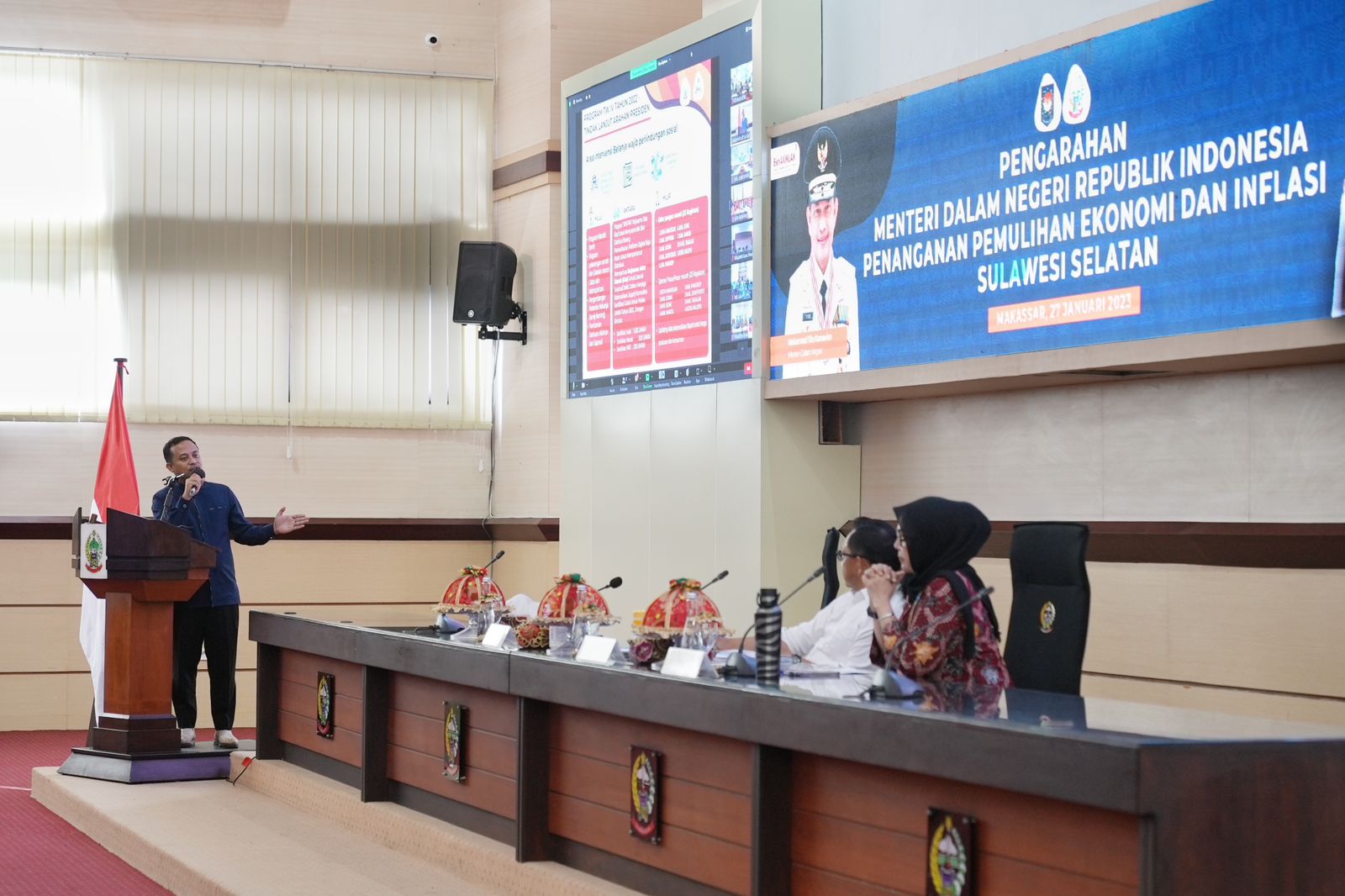 Di Hadapan Mendagri, Gubernur Andi Sudirman Paparkan Program Penanganan Inflasi di Sulsel